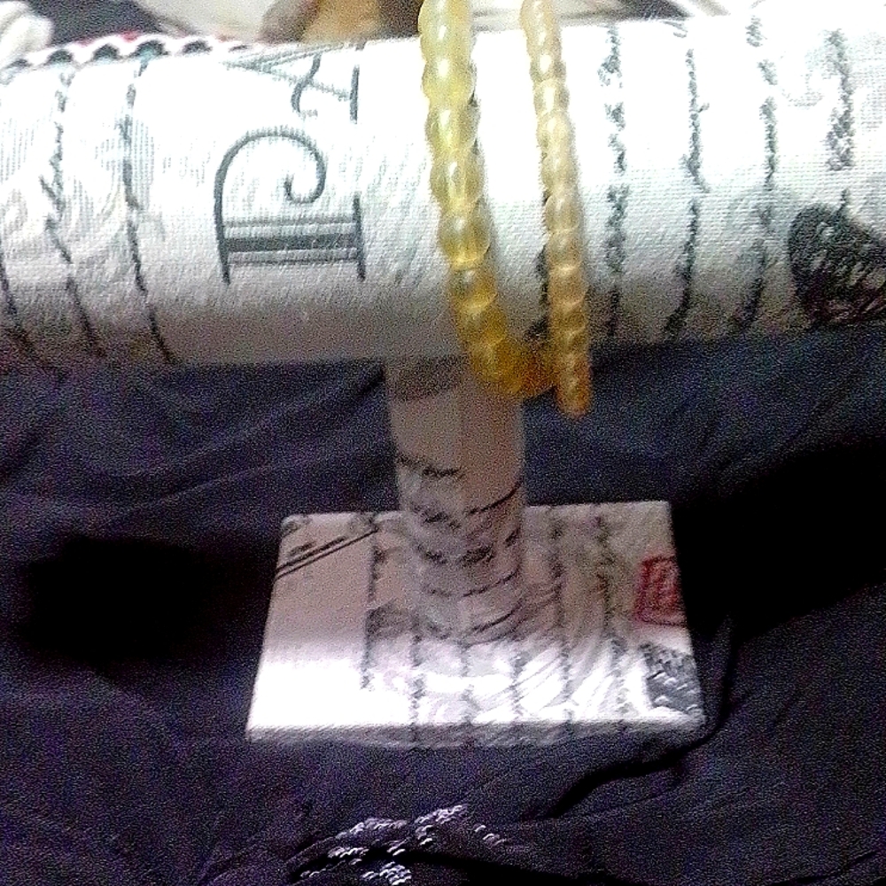 2 yellow bracelets